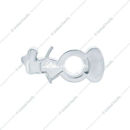 Chrome Plastic Splitter Button For Eaton Fuller 18 Speed Shifter