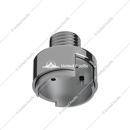 M30X3.5 Thread-On Gearshift Knob Chrome Mounting Adapter For Eaton Fuller Style 13/15/18 Speed - Vertical