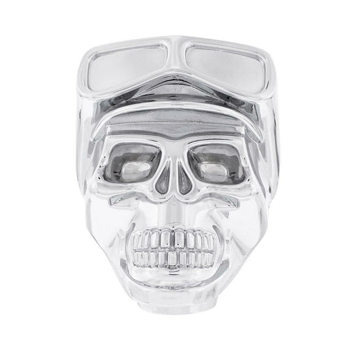 Chrome Skull Biker 1/2"-13 Thread-on Shift Knob