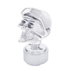 Chrome Skull Biker Thread-On Shift Knob & Adapter For Eaton Fuller Style 9/10 Shifter