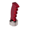 Thread-On Pistol Grip Gearshift Knob With Chrome 9/10 Speed Adapter - Candy Red