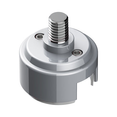1/2"-13 Thread-On Shift Knob Chrome Mounting Adaptor for Eaton Filler Style 13/15/18 Shifter