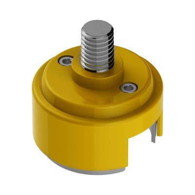 1/2"-13 Thread-On Shift Knob Chrome Mounting Adaptor for Eaton Filler Style 13/15/18 Shifter