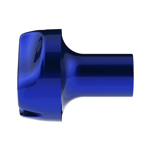 Ace Of Spades Air Valve Knob - Indigo Blue With Gloss Black Inlay
