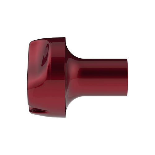 Ace Of Spades Air Valve Knob - Candy Red With Gloss Black Inlay