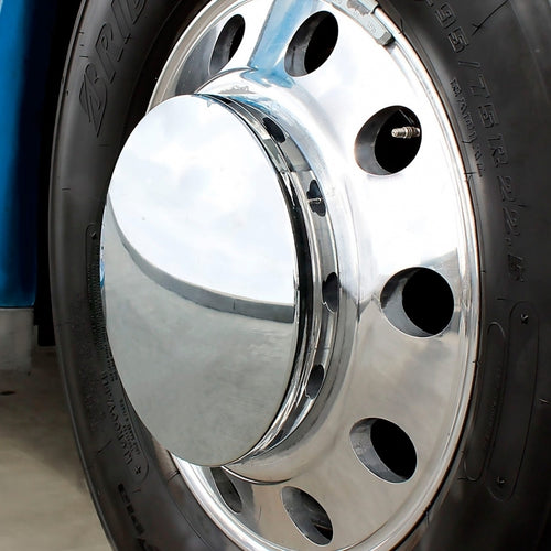 Moon Front Axle Cover With 33mm Thread-On Low Profile Nut Cover - Chrome