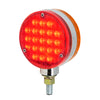 4" Double Face Smart Dynamic LED Pedestal Light Driver Side  Amber/Amber-Red/Red