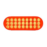 Oval Smart Dynamic Led Sealed Light Red/Red