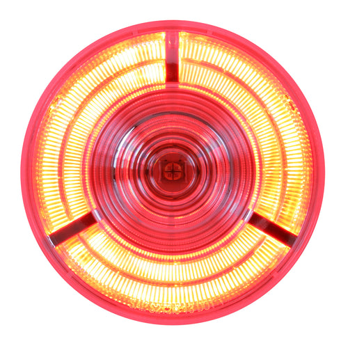 4" Prime LED Light - Red / Clear