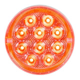 4" Prime Plus LED Light Red/Clear 14 High Power LED - 12V