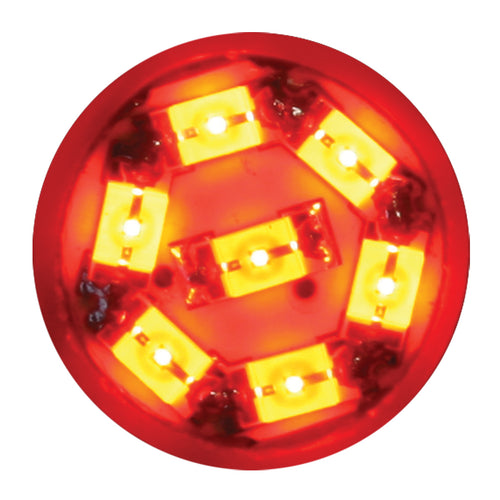 Red #194 #168 Dome Type 7 LED Light Bulb