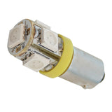 #1895 Amber Tower Style 5LED Light Bulb Pair