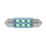 211-2 Dome Type 6 Led Light Bulb Green