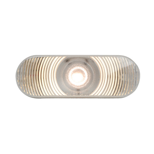White Oval Single High Power Led Sealed Light