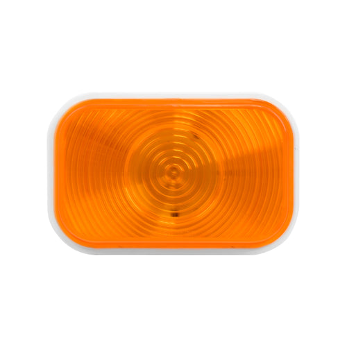 Rectangular Single High Power Led Sealed Amber Light