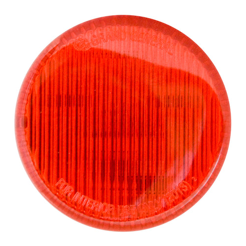2" Round Dual Function Light Red/Red