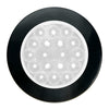 4" Fleet Flange Mount LED Light with Black Twist & Lock Bezel 3-Pin