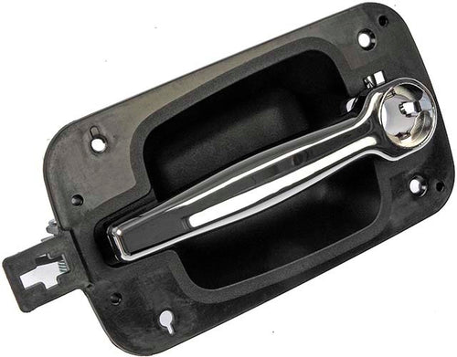 Exterior Door Handle fits International Prostar 2007-2014 - Chrome Lever, Black Housing