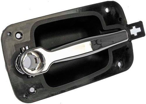 Exterior Door Handle fits International Prostar 2007-2014 - Chrome Lever, Black Housing