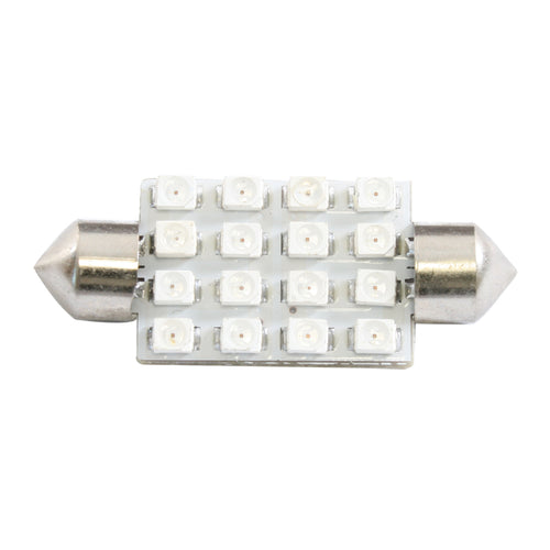 211-2 Dome Type 16 LED Light Bulb White