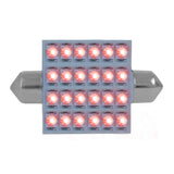211-2 Dome Type 24 Led Light Bulb Red