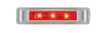 3.5″ Ultra Thin Red/Red Led Marker Light