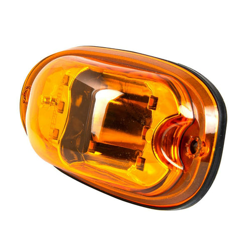 Oval Flange Mount LED Side Light 9 high power SMD LEDs - multi-voltage 9V to 36V