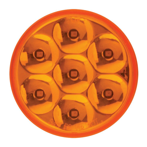 2-1/2" Pearl LED Marker Light Amber -Amber