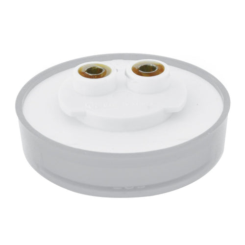 2-1/2" Pearl LED Marker Light Red Clear