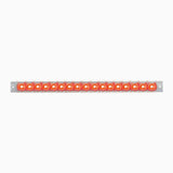 20” Red/Clear Spyder Led Light Bar With Chrome Plastic Bezel