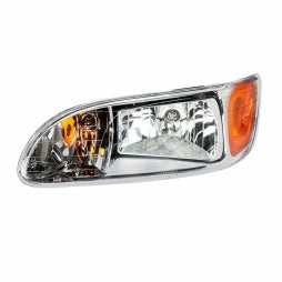 Headlight fits Peterbilt 325, 330, 335, 337, 340, 348, 382, 384, 386, 387 - Driver