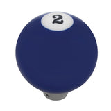 2 Ball Billiard Gearshift Knob - Blue
