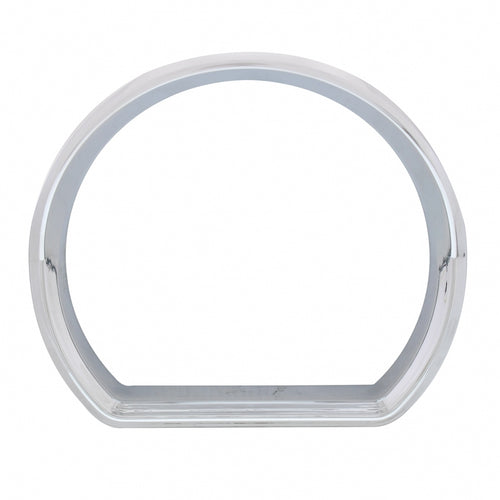 Chrome Plastic Speed/Tachometer Gauge Bezel For Peterbilt 579 (2013-2021) & 587 (2010-2016)