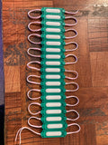 6 Led  Rubber Light Bars Strip W/Adhesive Tape Green