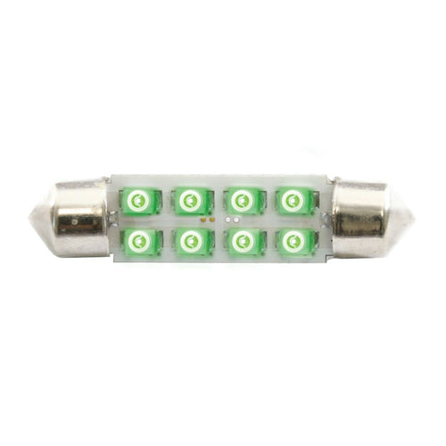 211-2 Dome Type 8 LED Light Bulb Green