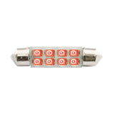211-2 Dome Type 8 LED Light Bulb Red