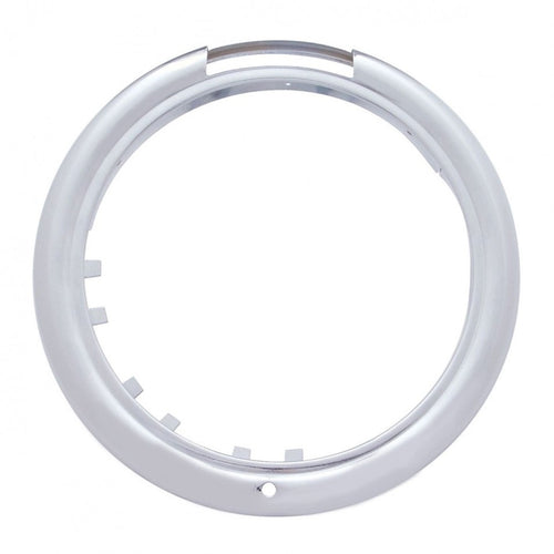 Stainless "Classic" Headlight Bezel W/ Turn Signal Cutout