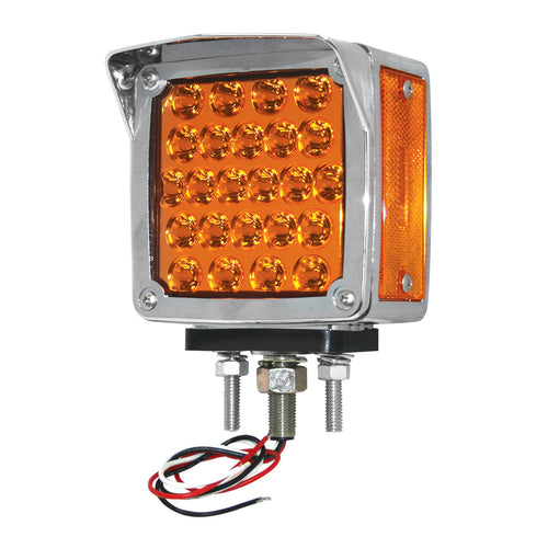 Bezel With Visor For Square Double Face Pearl Led Pedestal Light (Bezel Only)