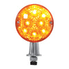 Single Face Honda Spyder Led Pedestal Light Amber/Amber 8 Leds