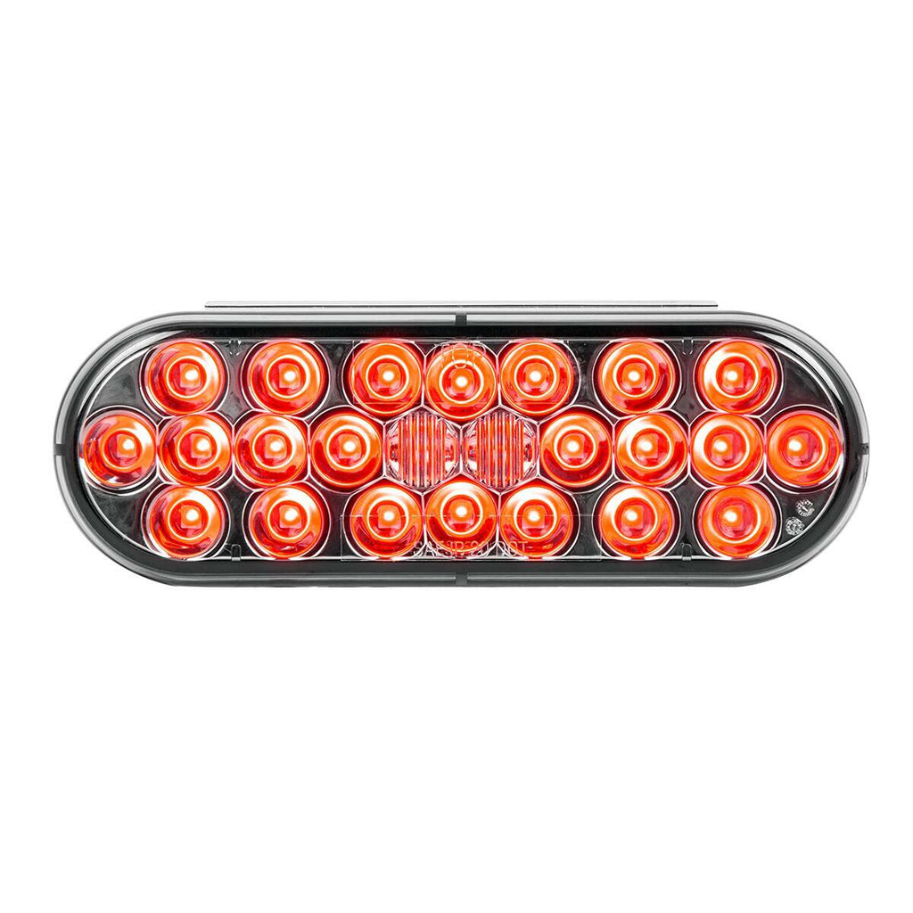 Oval Pearl LED Light Smoke Lens Red/Smoke – MiamiStar.com