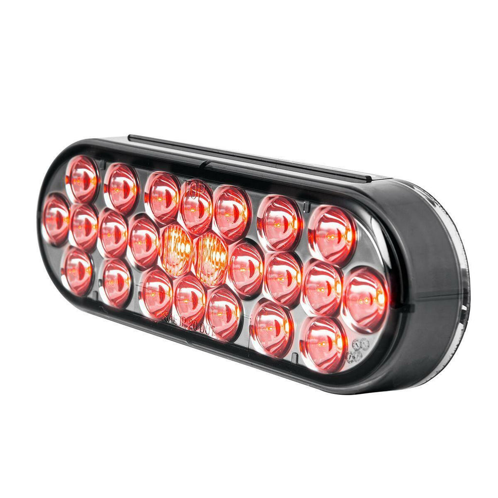 Oval Pearl LED Light Smoke Lens Red/Smoke – MiamiStar.com