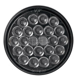 4" LED Sealed Pearl LED Light Smoke Len Amber/Smoke