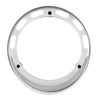 Chrome Plastic Rim W/Visor Up side down for 4” lights