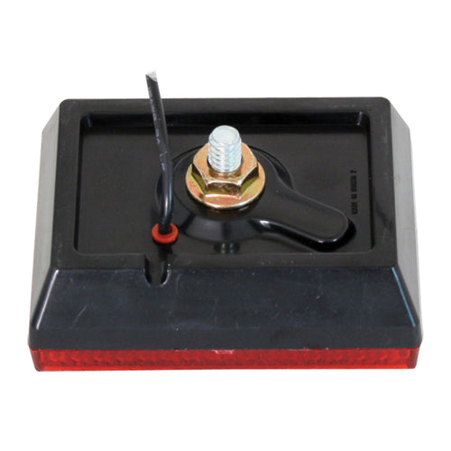 Rectangular Stud Mount LED Marker Light w / Reflector