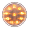 2" Round Fleet LED Marker Light Amber/Clear