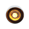 3 High Power LED 1" Clearance/Marker Light w/ Visor - Amber LED/Clear Lens