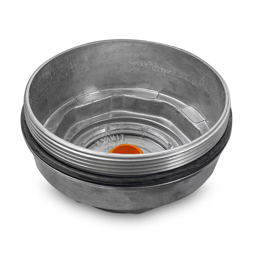 Brake Hub Dust Caps, For oil 6.50in O.D., 6-1/4in - 8 Thread, 2-3/4in Height x 6-7/8in Diameter, Clear Poly-Carbonate. Timken