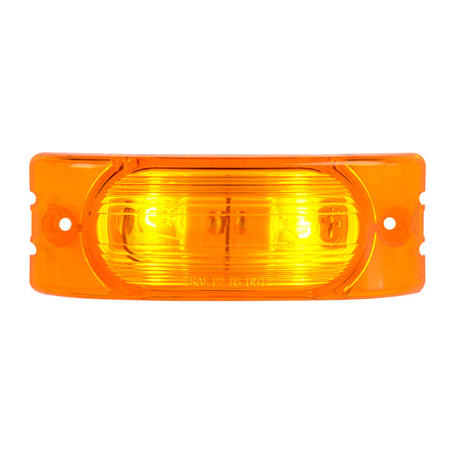 Amber Large Oblong Marker Light