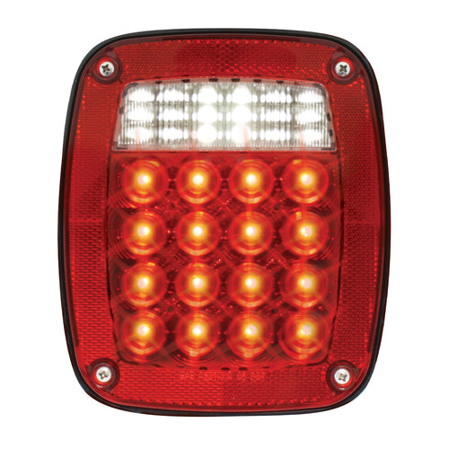 Three-Stud Combination Ledtail Light. W/O License Universal Tail Light
