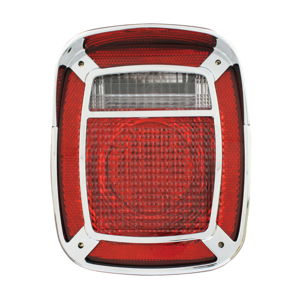 Chrome Rim Light Chrome Plastic Light Rim W/Visor – MiamiStar.com